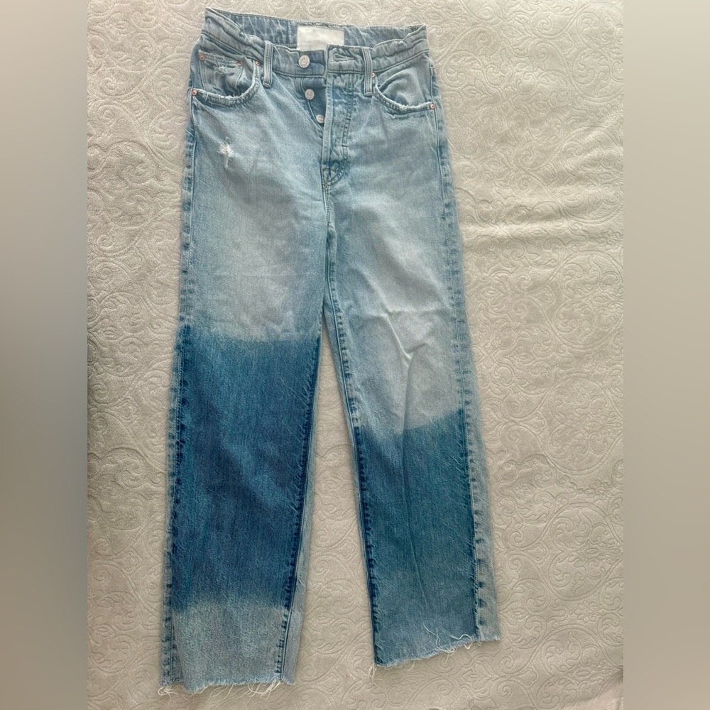 Mother Superior 24” The Rambler Ankle Fray Jeans